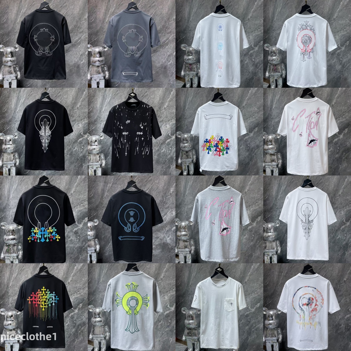 2026 NEW 10A high quality chromelys heart shirt Designer T Shirt Graphic Tee Cotton Tees Holiday Women Mens Street Pure Cotton Short Sleeve Fashion Tshirts Men T Shirt