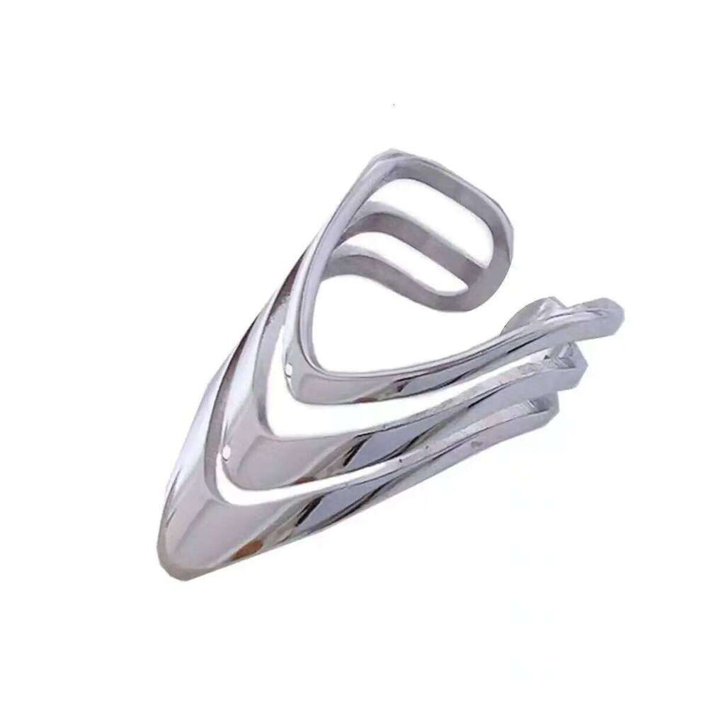 Sterling Silver Engagement Rings For Women Couple Jewelry Three Layers Dresses Simple Elegant Accessories Argent 925 H260312