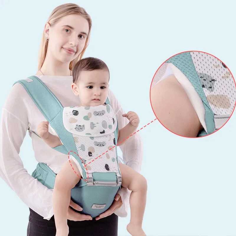 Newborn Ergonomic Baby Carrier Backpack Gray Infant Baby Hipseat Carrier Front Facing Ergonomic Kangaroo Baby Wrap Sling Travel X260313