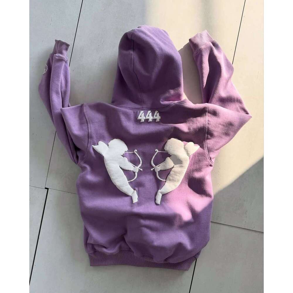 2025 New European American Letter Printed High Street Versatile Autumn Hip Hop Style Casual Men's and Women's Hoodie Z260315