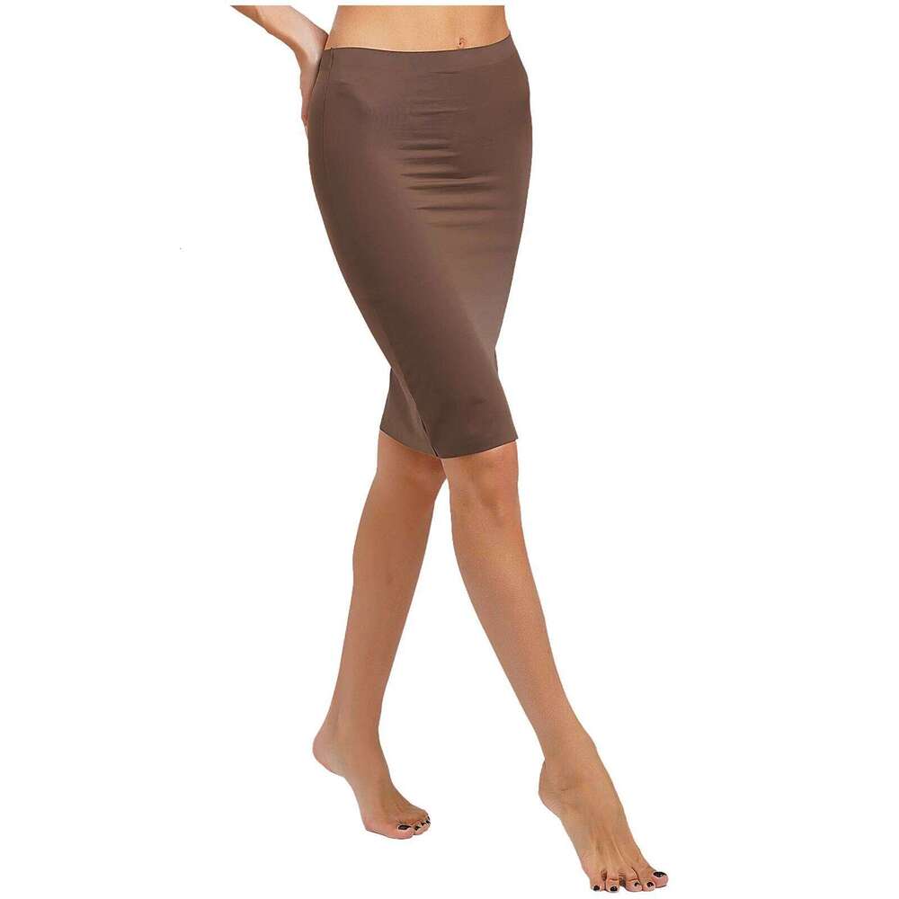 Sexy Women Tummy Control Body High Waist Shaperwear Underdress Seamless Plain Color Tight Fitting Shaper Skirt Z260314