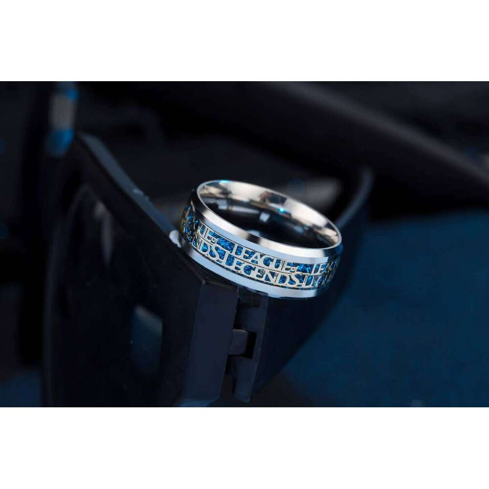 Fashion 316L Stainless Steel League of Legends LOL Game Personality Ring Jewelry 2023 Men's and Women's Party CarnivalGift H260312