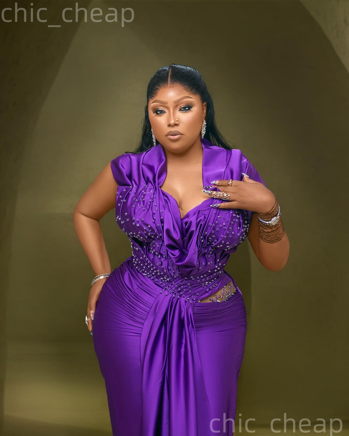 2K26 Purple Prom Dress 2026 Sheath Prom Dress Sweetheart Beaded Satin Elegant Evening Dresses Birthday Party Formal Receiption Gowns Dresses ZJ086