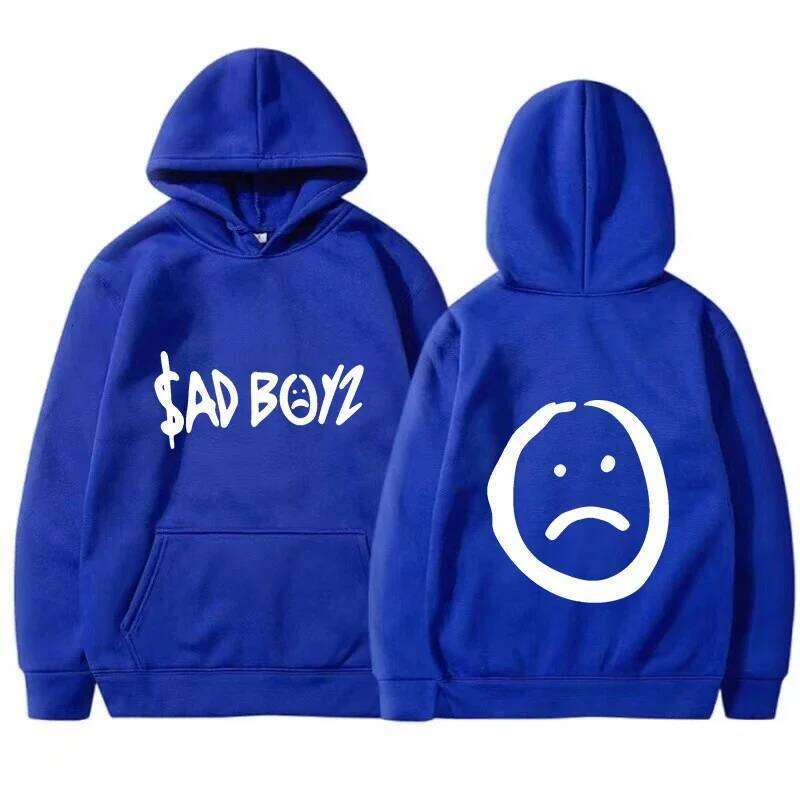 New Junior H Sad Boyz Printed Hoodie World Tour Merch Long Sleeve Streetwear Men Women Hooded Sweatshirt Hip Hop Male Clothes Z260314