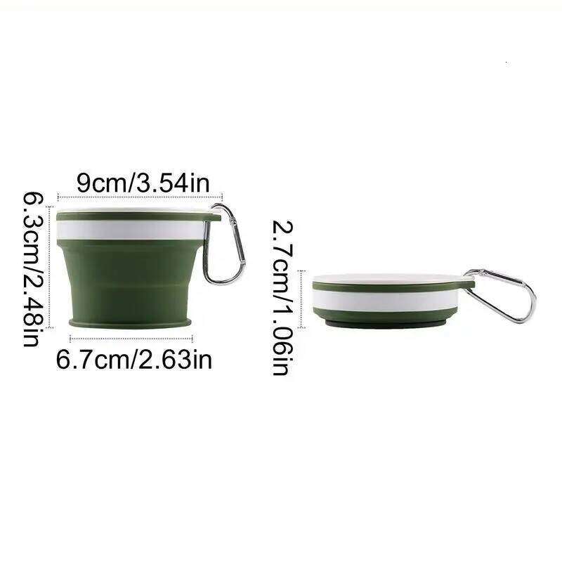 Cups Travel Folding Portable Silicone Foldable Mug Camping Leak Proof Expandable Drinking Cup For Z260314
