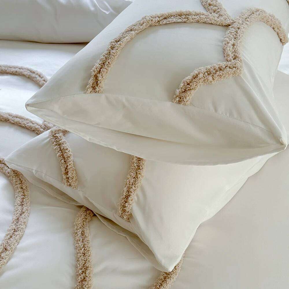 Embroidery Bedding Set 3D Flower Duvet Cover Pillowcase US EU Textile Home Bed Linens H260312 - view 6