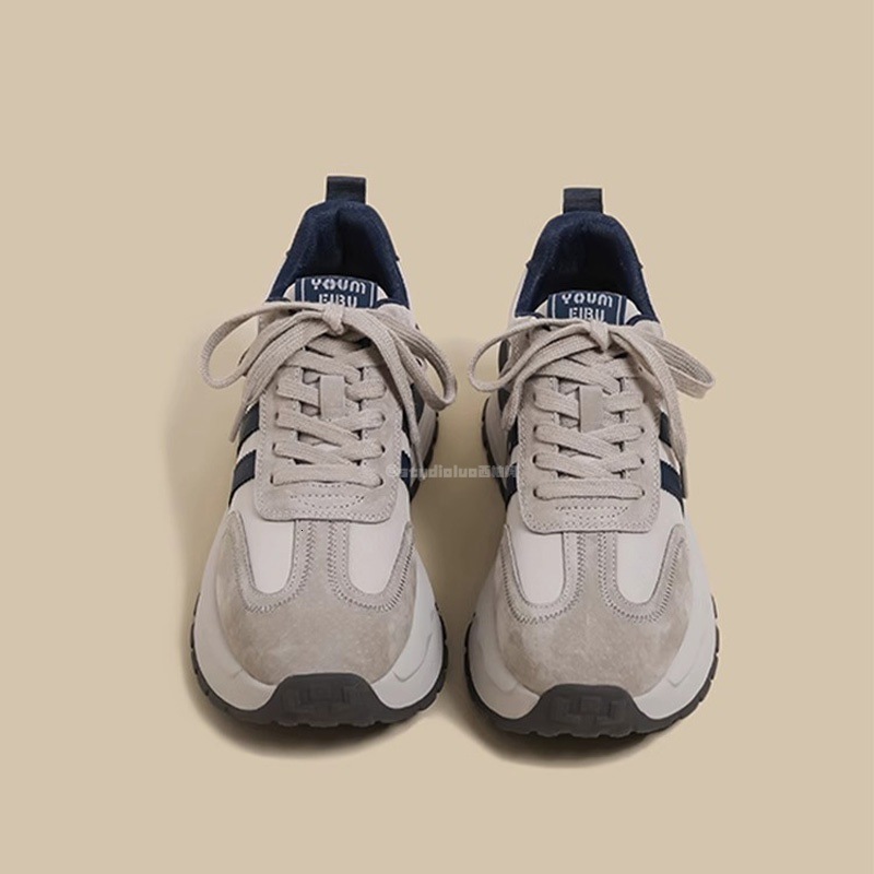 Designer Shoes Thick Soled Forrest Gump Shoes for Women Spring and Autumn New Korean Retro Versatile Dad Shoes Training Sneakers Trendy Shoes