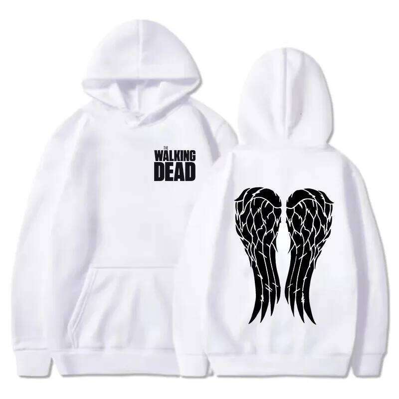 2025 New Fashionable Interesting Walking Dead Printed Crow Men's and Women's Casual Autumn/Winter Outdoor Sports Hoodie Z260314