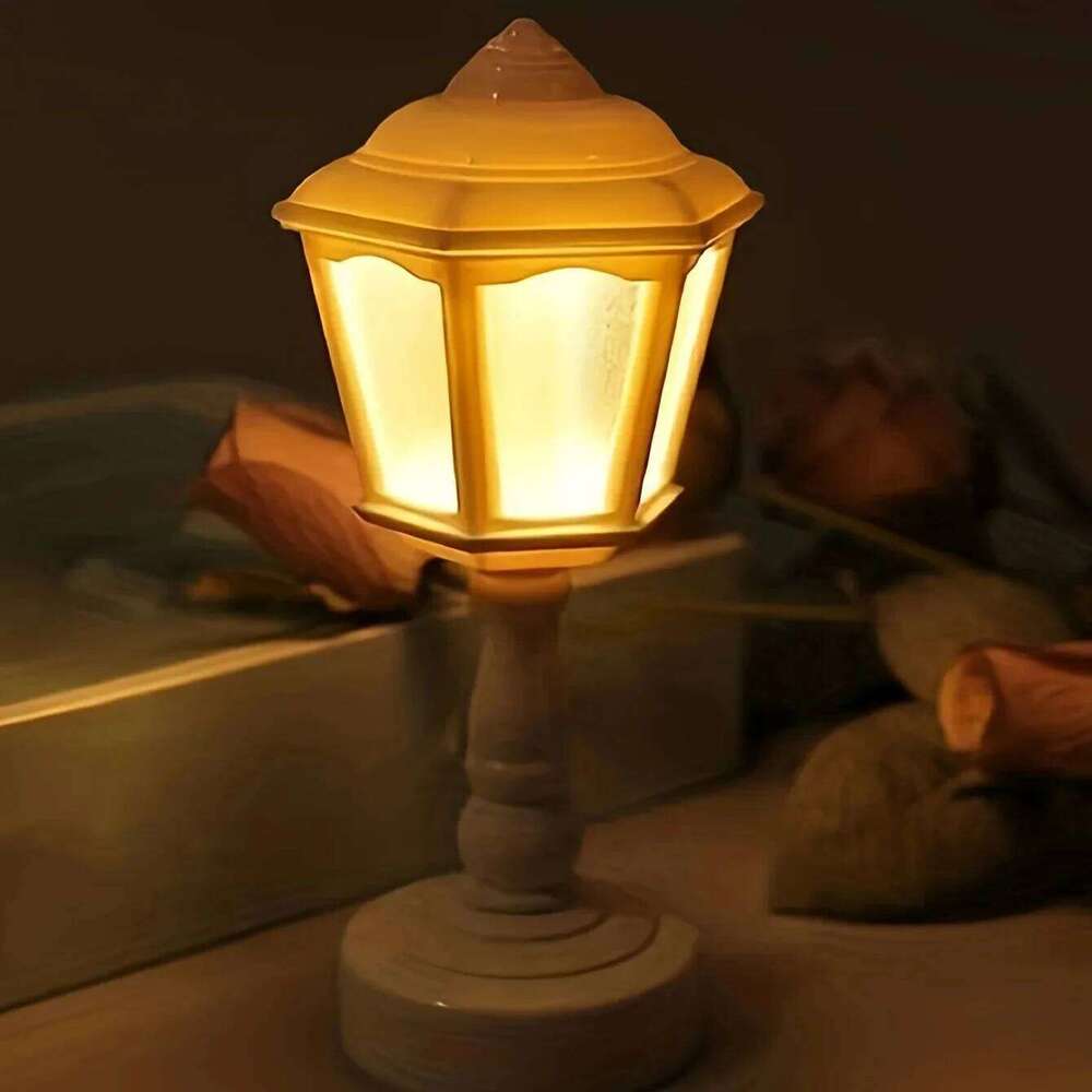 Geometric Flower Bud Button Battery LED Table Lamps Desk For Bedroom Dining Touch Night Light Simple Modern Decoration 26Y0313