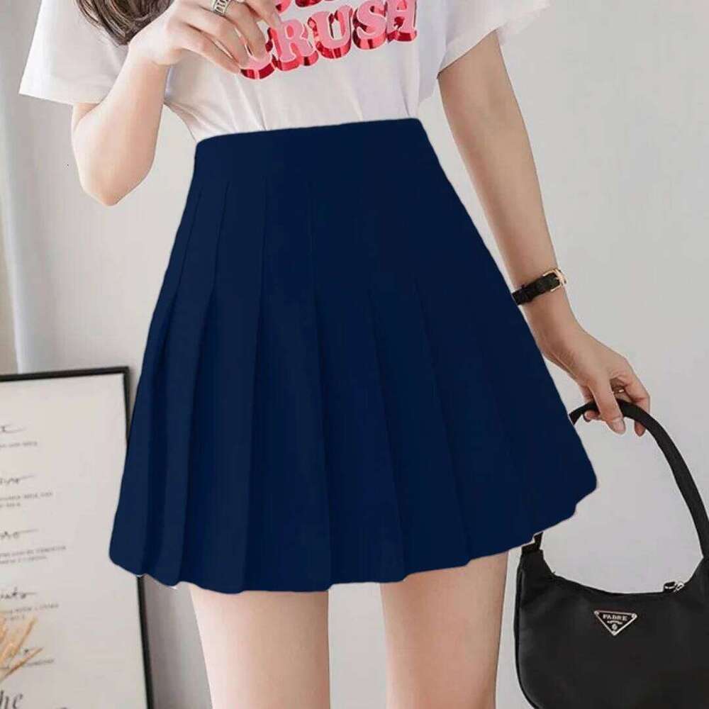 Summer Women's Korea Style Mini 2025 School Pleated Skirts High Waist Kawaii Cute Pink Plaid Skirt Uniform Harajuku Z260314