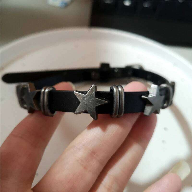 Punk Y2K Vintage Charm Grunge Pendant PU Leather Sexy Choker Necklaces For Women Spice Girls Goth Jewelry Accessories Gift H260312