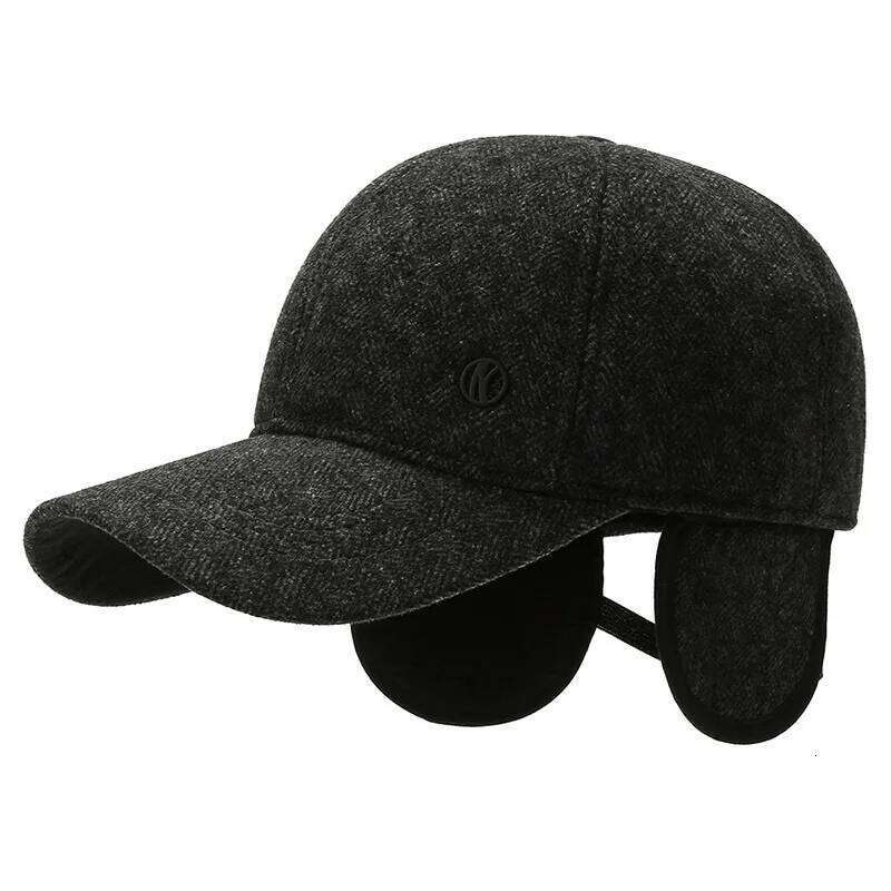 Thicken Warm Winter Baseball Cap Male Earflaps Outdoor Trucker Bone Snapback Hat for Men Velvet Gorras Hombre Z260313