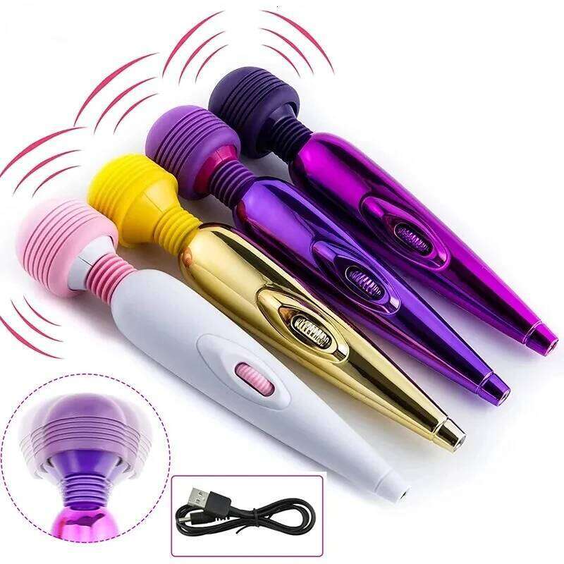 Adult Sex Toys for Women Magic Wand AV Stick Vibrator Female Masturbation Erotic Products Vagina Clitori Massager Vibrating Egg 26H0313