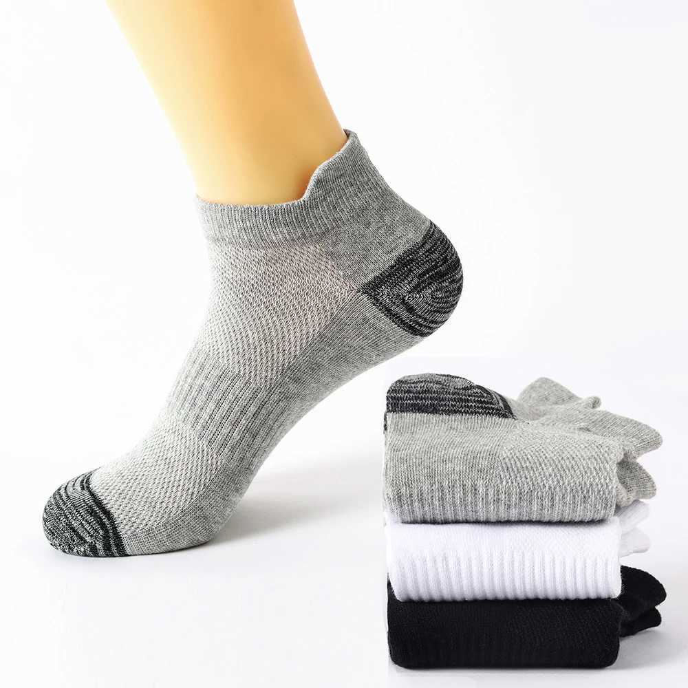 6 Pairs Men Ankle Socks floor sock Cotton Sports Socks Mesh Casual Athletic Summer Thin Cut Short High Quality Sokken Size 38-48 D260313