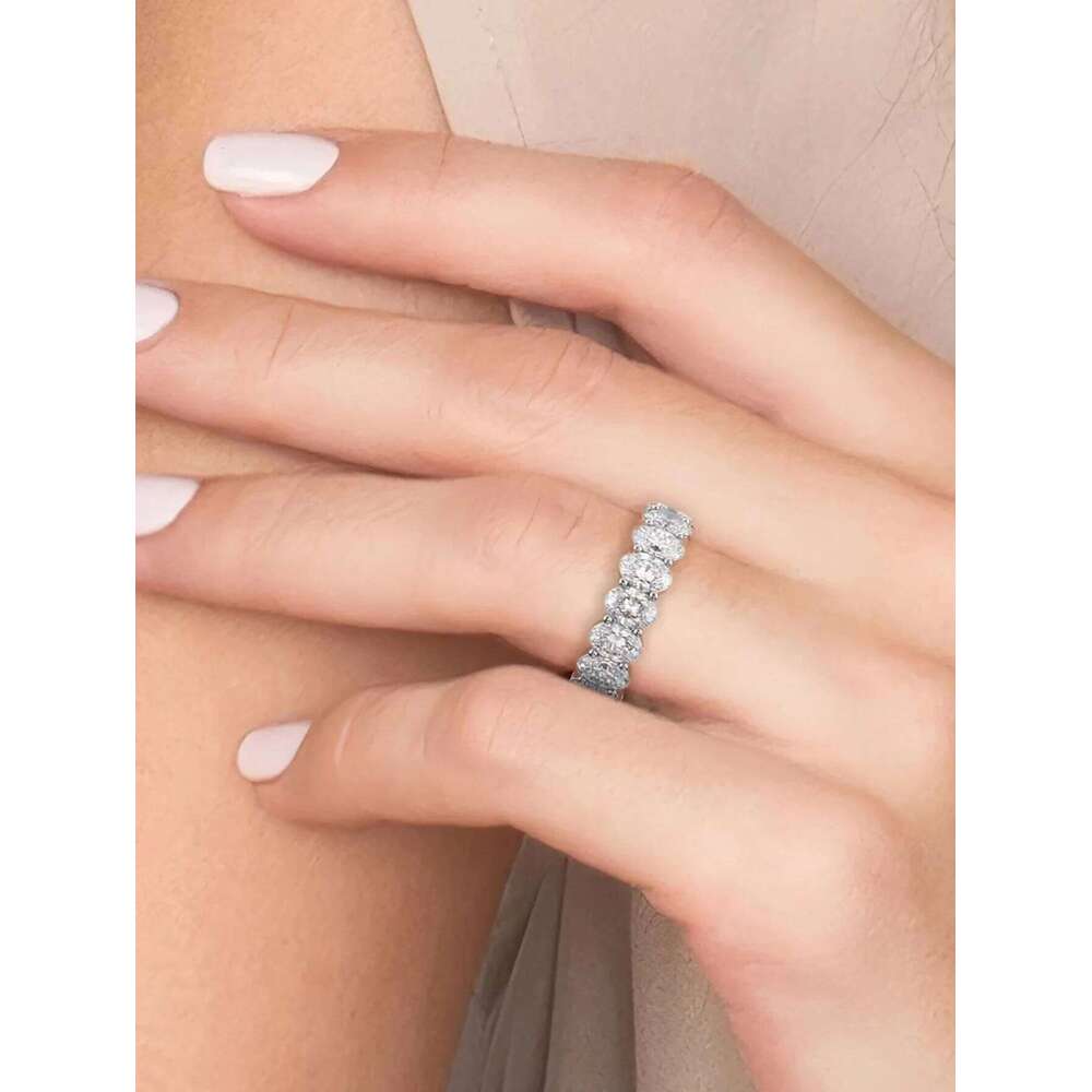 925 Sterling Silver Original Zircon Oval Fashion Ring for Women Gift Engagement Wedding Luxury High Quality Fine Jewelry H260312