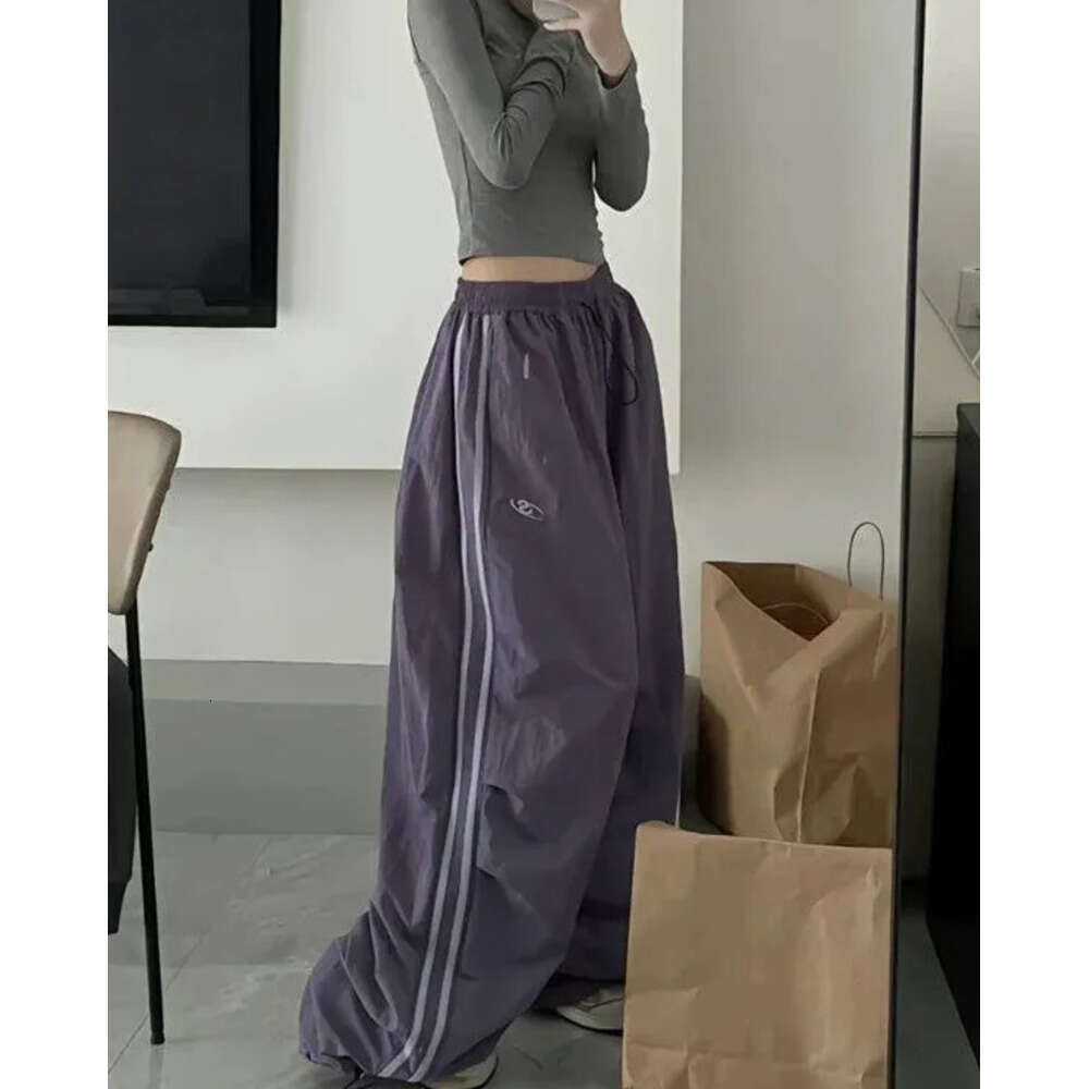 Y2K retro womens loose pants with oversized hip-hop pockets and fashionable products casual office ladies bags Trousers Z260314