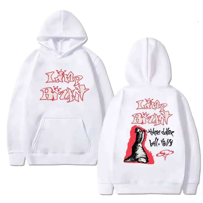 2026 New in Rock Band Limp Bizkit Vintage Double Sided Streetwear Oversized Fleece Print hot product Unisex Cotton soft Z260315