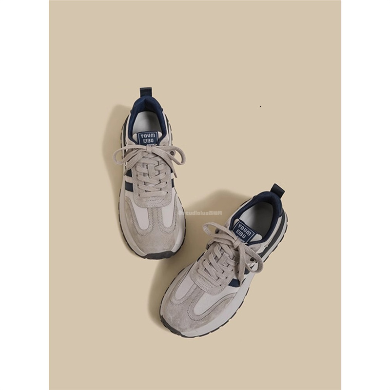 Designer Shoes Thick Soled Forrest Gump Shoes for Women Spring and Autumn New Korean Retro Versatile Dad Shoes Training Sneakers Trendy Shoes