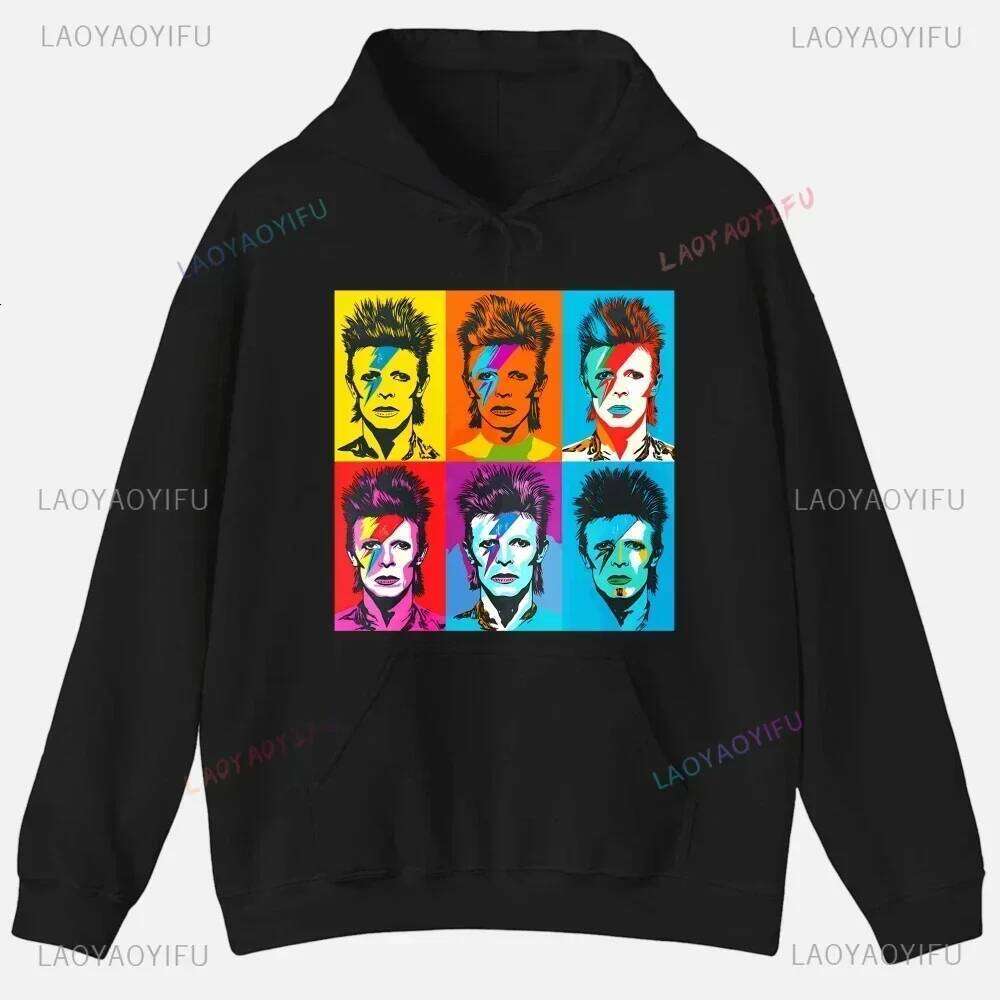 D-david Bowie Tops Men Long Sleeve Graphic Sweatshirt Clothing Autumn Streetwear Custom Hoodie Funny Clothes Printed Unisex Z260314