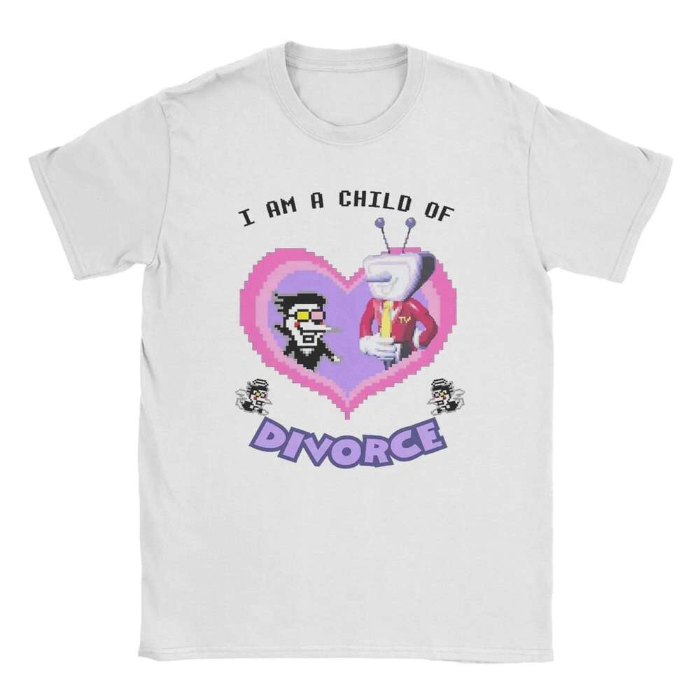 I Love My Girlfriend Mr Tenna T Shirt Summer Deltarune Game Spamton Harajuku T-Shirts Couple Tees Short Sleeve Tshirt Z260314