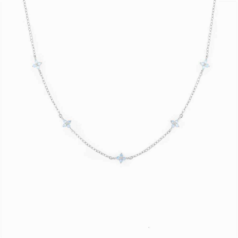 Mini Flower Delicate Tiny Choker Collar Chain on Neck Thin Necklaces for Women Girls Y2k Fashion Jewelry Girlish Gifts KDN005 H260312