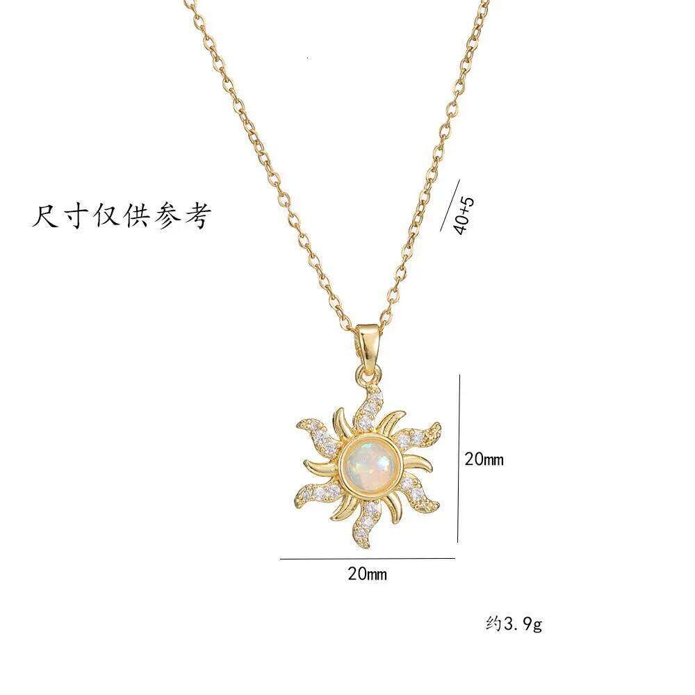 Necklace, Woman Jewelry ,Fashion Wedding Party Accessories Gold Plated, Opal Sun Pendant ,Rapunzel Choker, Gift H260312