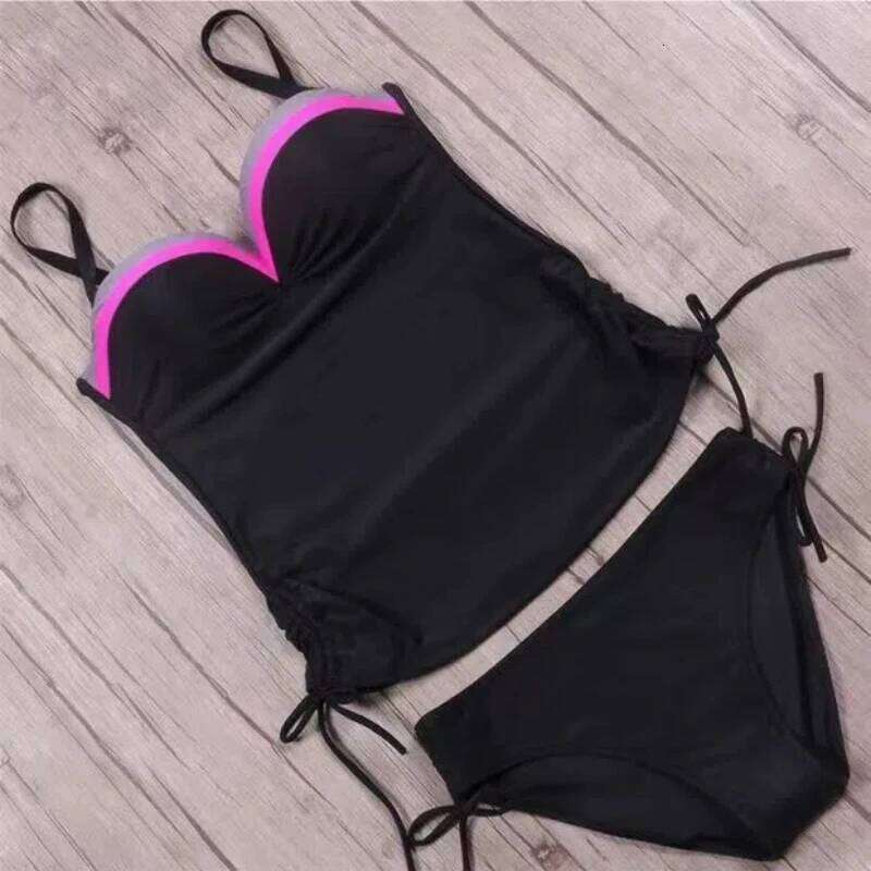 Summer Two Pieces Swimsuits Woman Push Up Swimwear Female Tankini Sets Beachwear Brazilian Bathing Suit Sports Women Bathers 26H0313