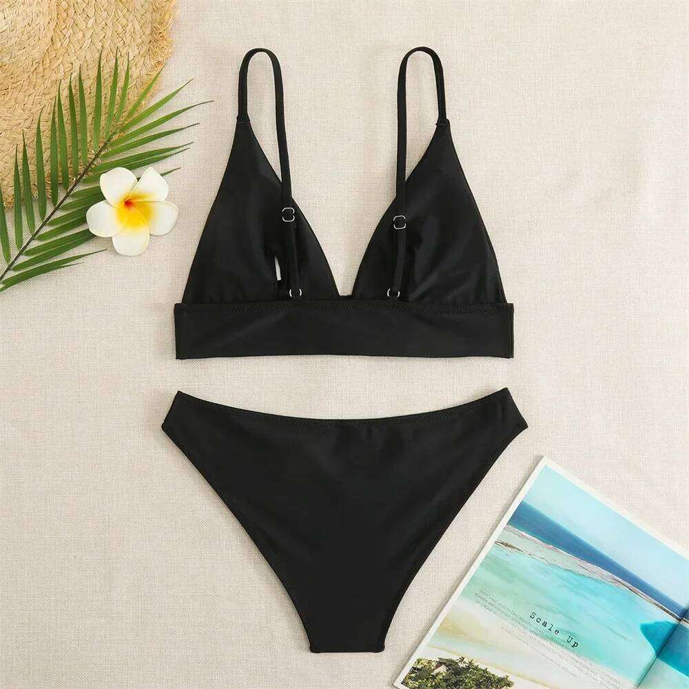 Sexy Sling Bikini Red Y2K Push Up Swimsuit Micro Triangle Vacation Swimwear Women Brazilian Beach Bathing Suits Bikinis De Mujer Y260303