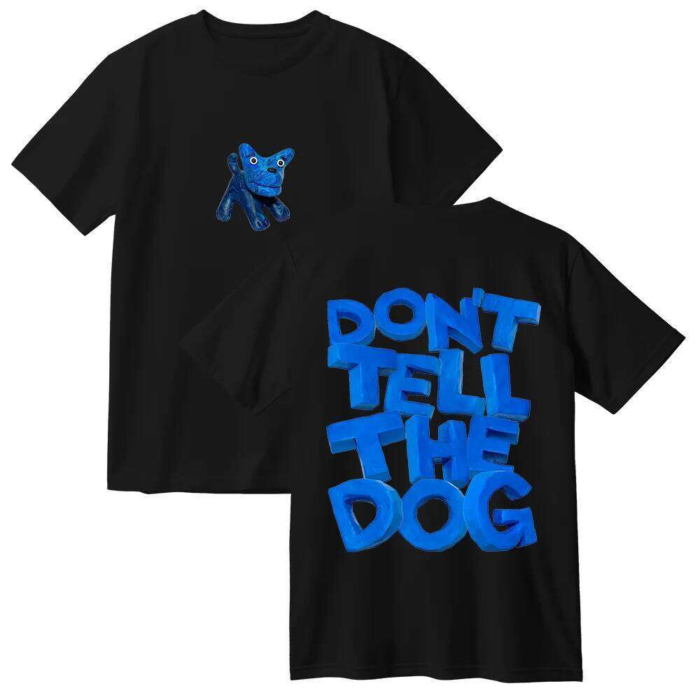 James Marriott Don't Tell The T-Shirt Unisex Indie Music Cartoon Dog Graphic Tee Artistic Print Streetwear for Fans Z260314