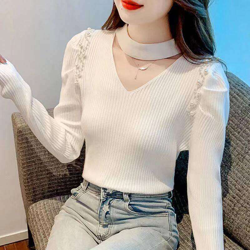 Elegant Autumn Winter Sweaters Women Casual Long Sleeve Korean Fashion Y2k Clothes Slim Knitted Tops Ladies Pullovers Z260313