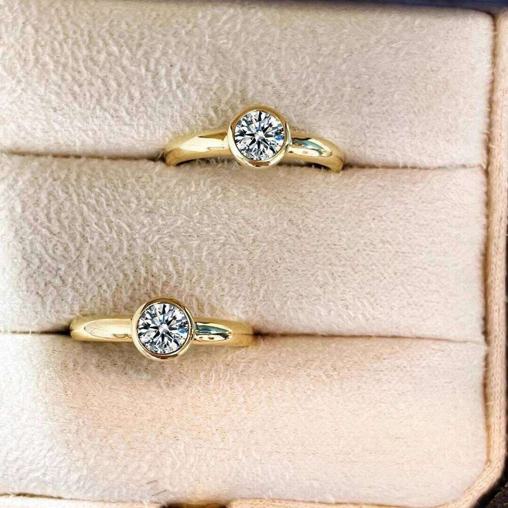 Real 14k Gold Diamond for Women To Join Party Peridot Gemstone Anillos De Wedding Diamante Engagement Jewelry Fine Ring Box H260312