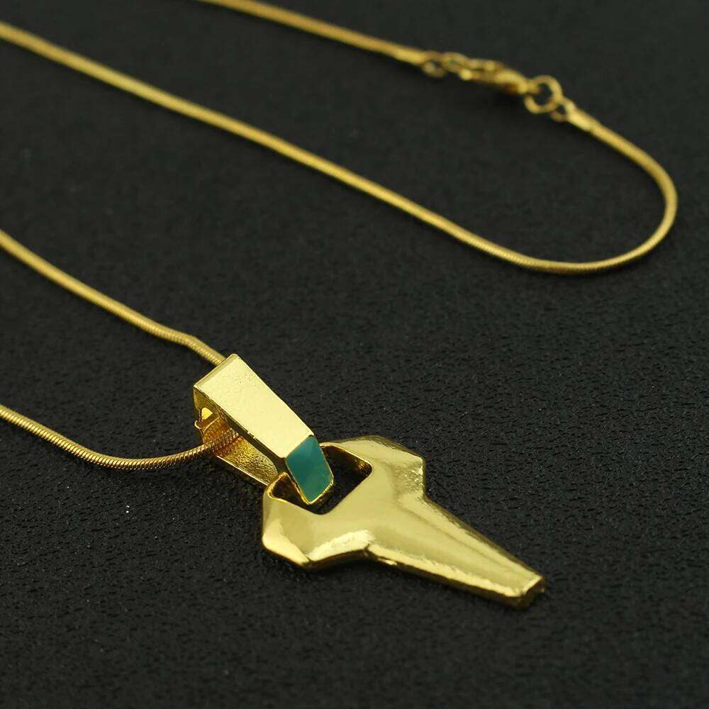 David Martinez Cosplay Pendants Necklace Gold Color Metal Necklaces for Men Women Christmas Jewelry Accessories Gifts H260312