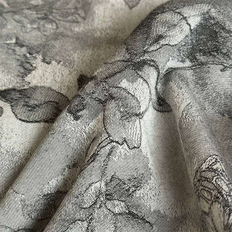 Vintage Jacquard Lace Rose Bedding Set 1000TC Egyptian Cotton Brushed Duvet Cover Bed Sheet/Fitted Sheet Pillowcases 4Pcs H260312 - view 6