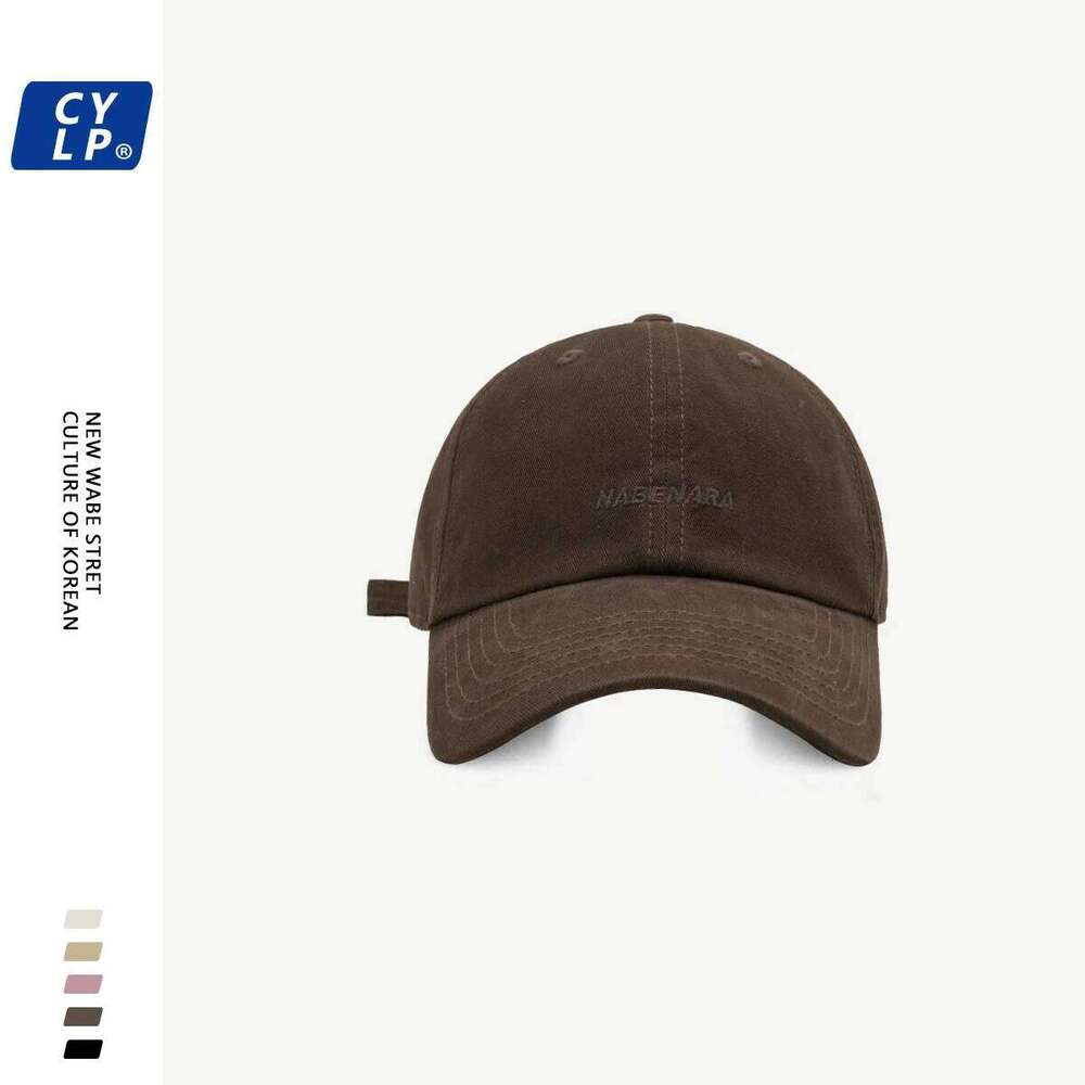 Simple All-Match Letters Embroidered Baseball for Women Summer Korean Style Couple Fashion Soft Peaked Cap Men Z260313