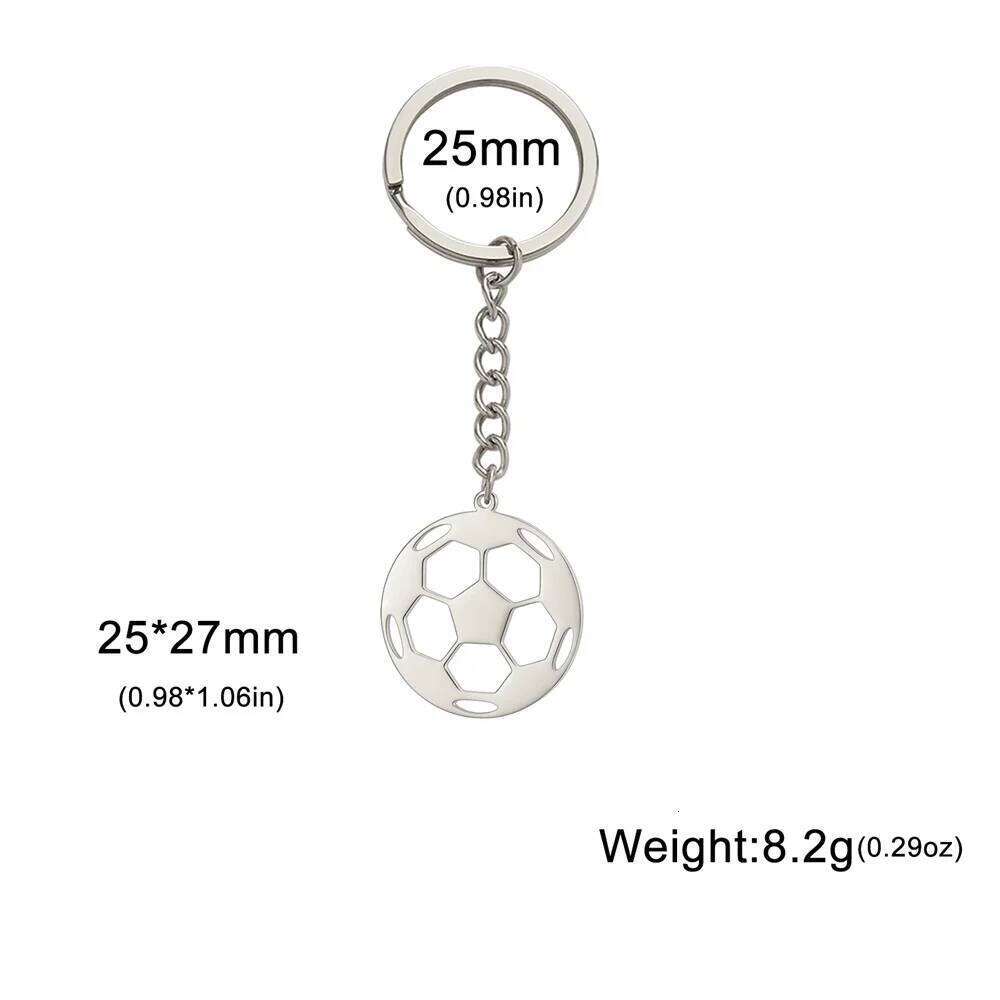 My Shape Soccer Pendent Necklaces for Women Men Stainless Steel Football Charms Necklace Box Chain Fashion Jewelry Boys Fans H260312