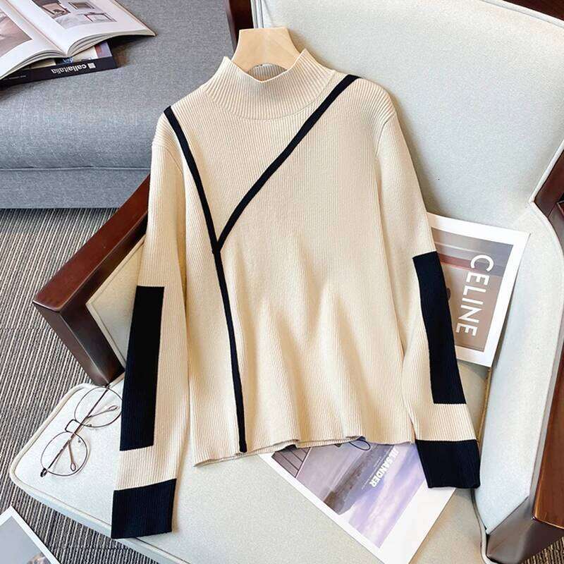 Turtleneck Winter Clothes 2025 Merino Kintting Cotton Cashmere Sweater Women Pullover Fall Female Pull Femme Z260313