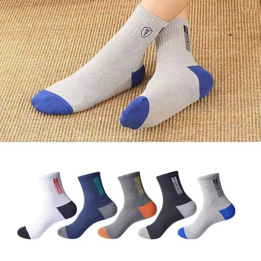 10 Pairs Breathable Cotton Sports Stockings Men Bamboo Fiber Autumn and Winter Men Socks Sweat Absorption Deodorant Business Sox D260313