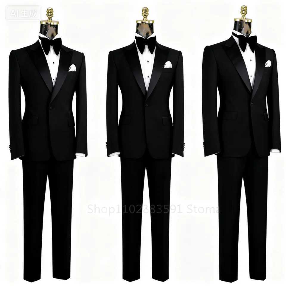 Mens Double Breasted Terno Smoking Suit Formal Fino2 Fit Notch Lapel Solid Color Wedding Guest Khaki 2-Piece Suit for Ceremony M260313