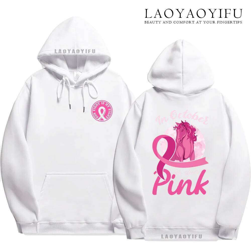 Family Pack Awareness Hoodies Survivor Support Winter Collection Spring and Autumn Pink Ribbon Breast Cancer Gifts Z260314