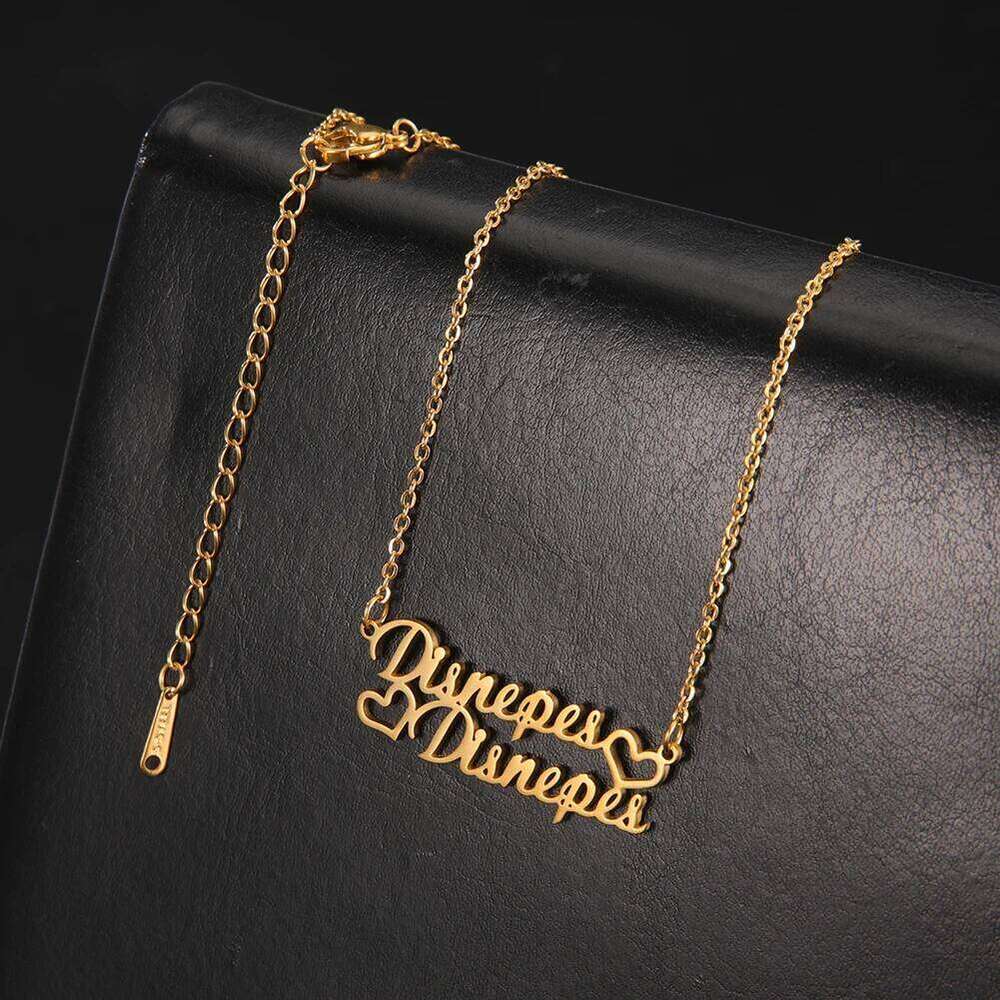 Sipuris Custom Name Personalized Golden Choker Stainless Steel Necklace For Women Man Customized Jewelry Weddings Gifts H260312