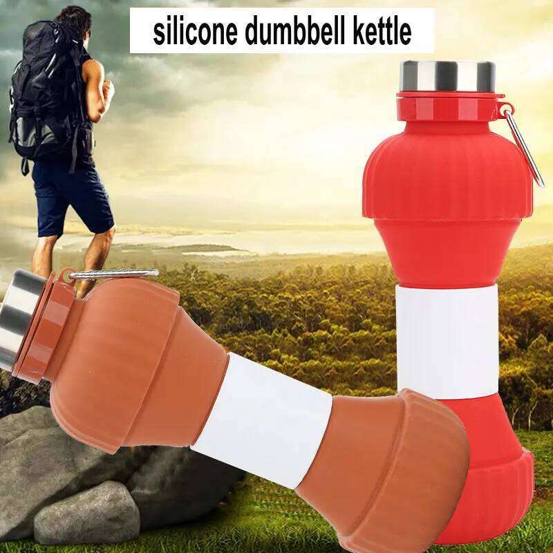 Sports Summer Kettle Large Capacity Silica Gel Foldable Outdoor Water Portable Cup Cycling Hiking Travell Z260314