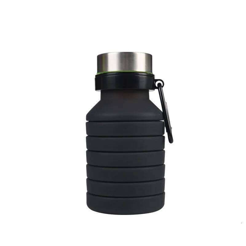 Portable Outdoor Mountain Climbing and Cycling Sports Bottle Food-grade Silicone Foldable Water Cup Z260314