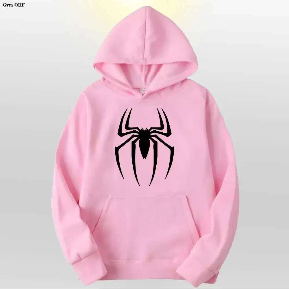 Spider Fashion Brand Women's Male Casual Sweatshirts Men's Hoodies High Quality Pullover Sweatshirt Tops Fleece Z260314