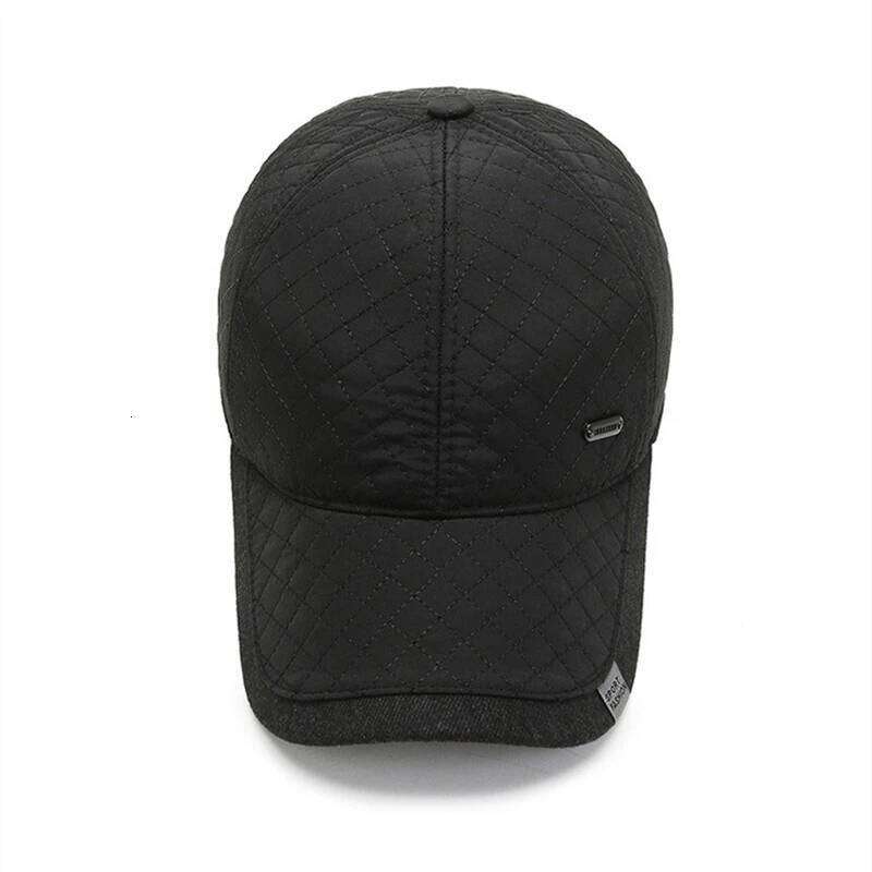 NORTHWOOD Solid Men's Winter with Earflaps Keep Warm Cotton Baseball Male Outdoor Velvet Thicken Fitted Cap Snapback Hat Z260313