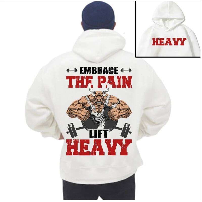 2025 Men's Autumn Winter Hoodie, Hip - Hop Streetwear Style, Soft Casual Sweatshirt for Fitness, Gym Workouts & Daily Wear Z260314