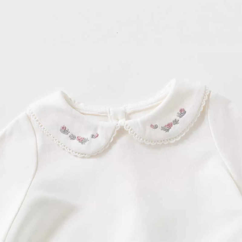 Women's Knits & Tees Cocapsol Baby Base Shirt for Girls, Long Sleeve White T-Shirt Spring and Autumn Baby Pure Cotton Inner Wear Children's 