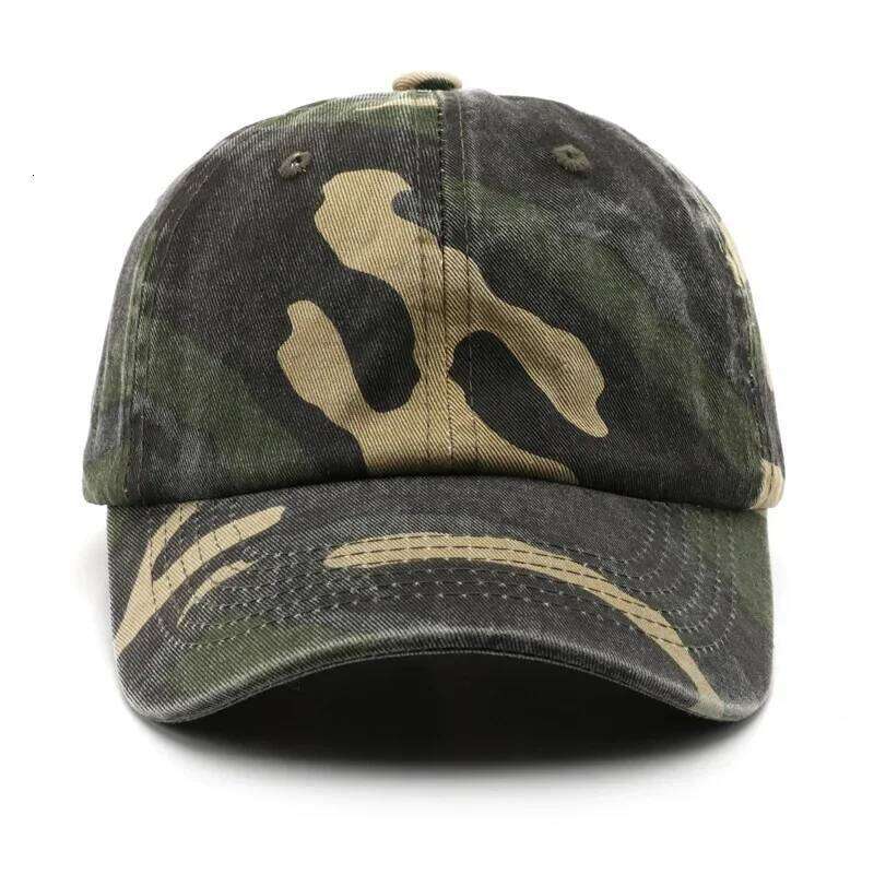 Japanese Style Street Tide Brand Soft Top Camouflage Baseball Female Face Little Wild Peaked Cap Z260313