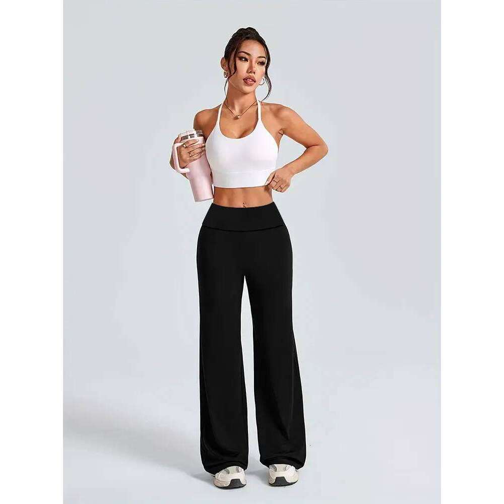 Straight Yoga Trousers Spring Autumn Casual Slimming Wide Leg Sports Long Pants For Tennis Fitness Enthusiasts Activewear