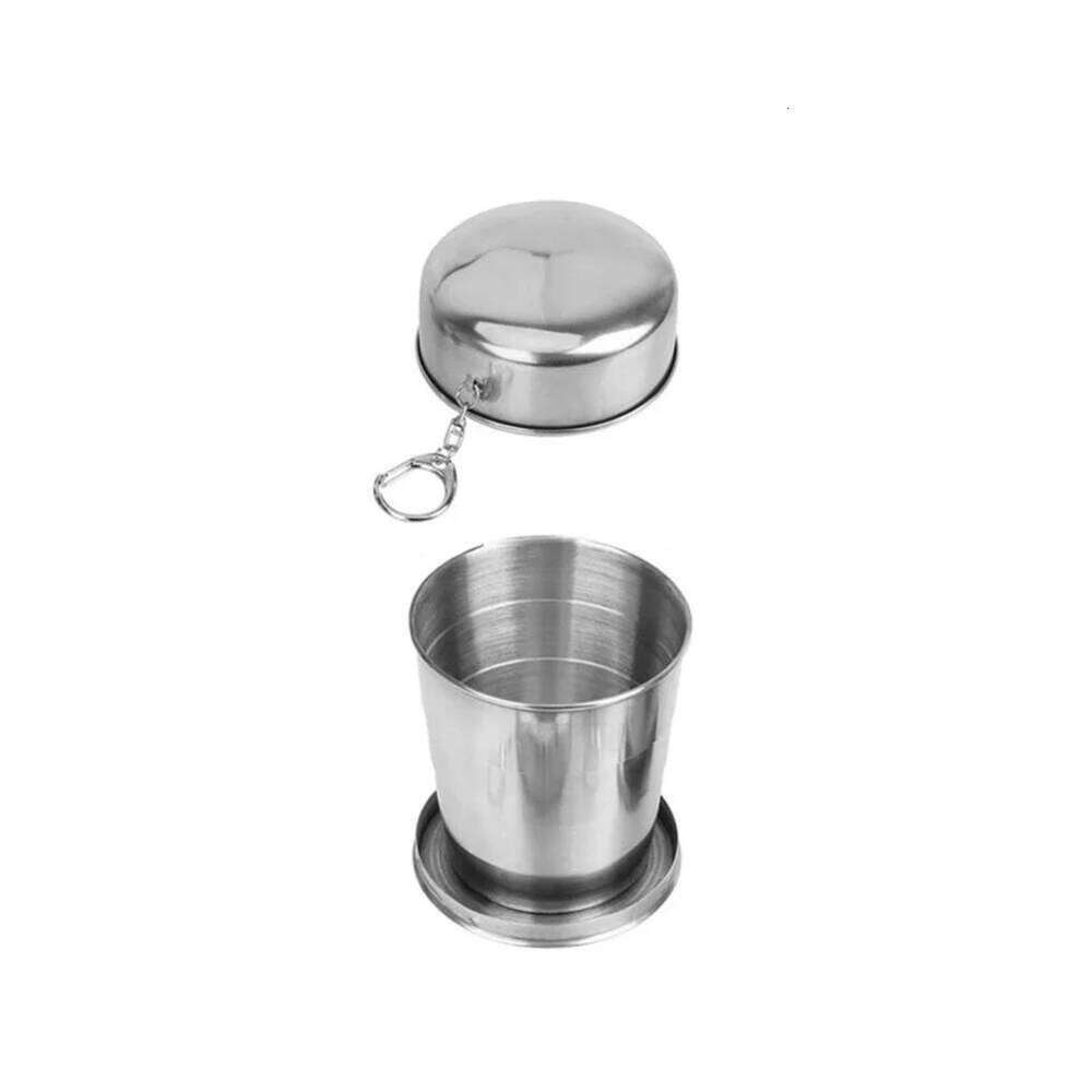 Portable Stainless Steel Telescoping Cup Perfectly Designed for Camping Hiking and For Outdoor Beverage Enjoyment Z260314