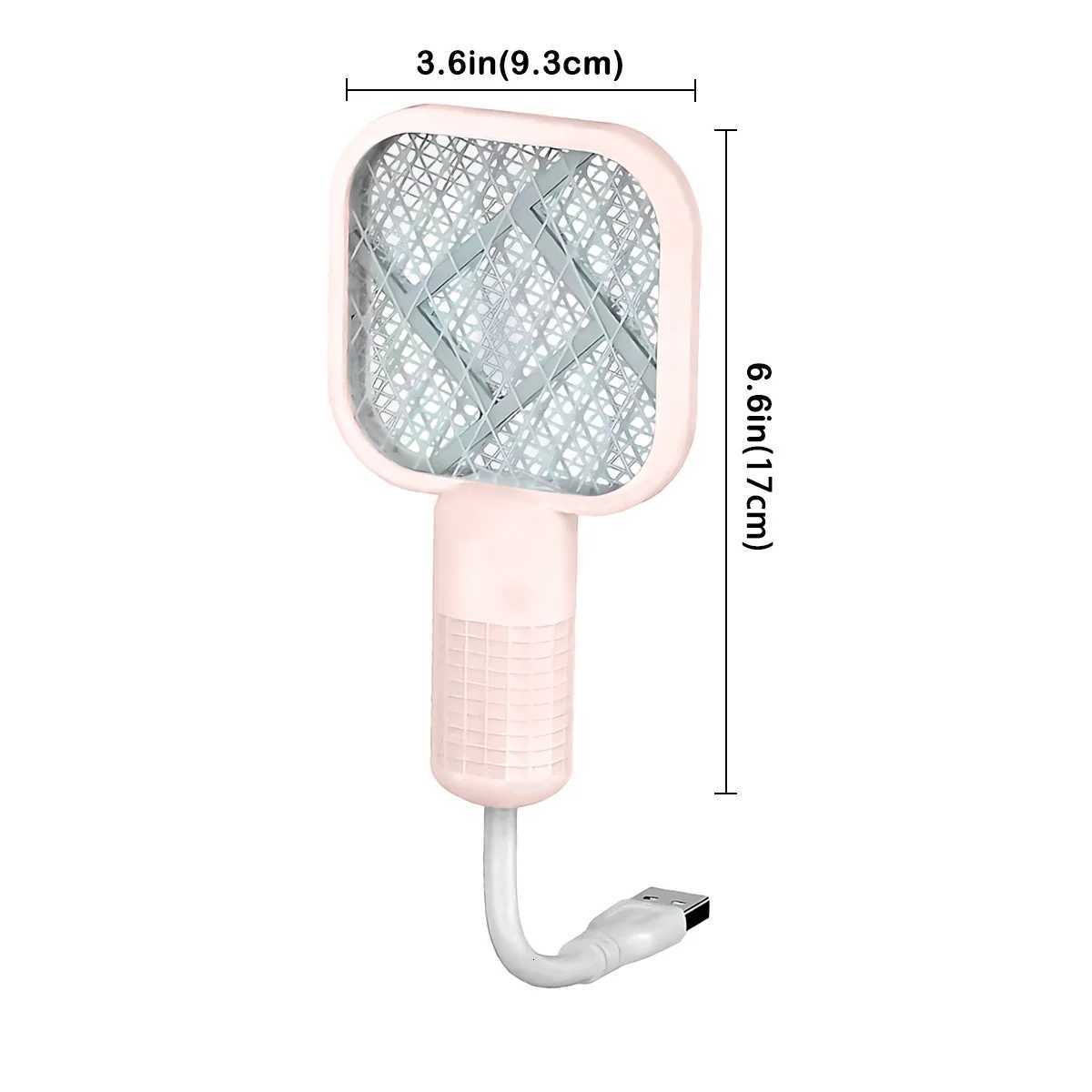 Portable Insect Swat Compact Electric Mosquito Exterminator USB Port UV Lamp Mini Fly Swat For Outdoor Camping Bedroom H260313